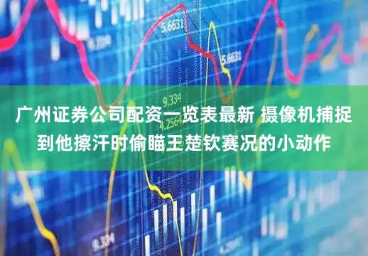 广州证券公司配资一览表最新 摄像机捕捉到他擦汗时偷瞄王楚钦赛况的小动作