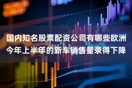 国内知名股票配资公司有哪些欧洲今年上半年的新车销售量录得下降